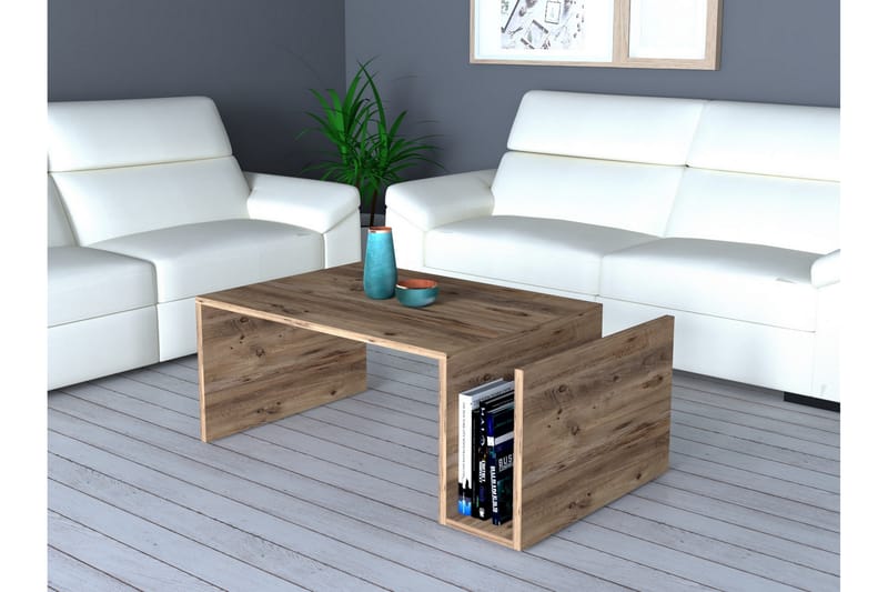 DESTORD Brickbord 87 cm Brun - Möbler - Bord