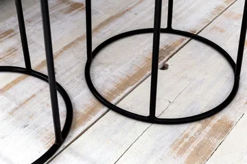 Dewester Satsbord 31 cm 2 Bord - Massivt Trä/Svart - Möbler - Bord