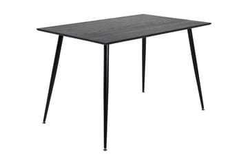 Dipp Rektangulärt Matbord 180 cm med Valnöts- och Metallutseende - Svart - Möbler - Bord