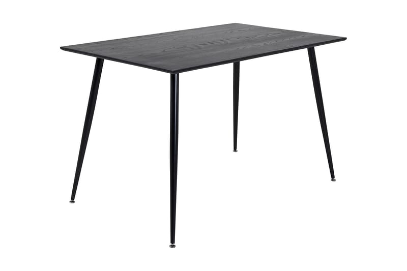 Dipp Rektangulärt Matbord 180 cm med Valnöts- och Metallutseende - Svart - Möbler - Bord