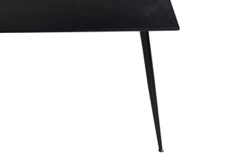Dipp Rektangulärt Matbord 180 cm med Valnöts- och Metallutseende - Svart - Möbler - Bord
