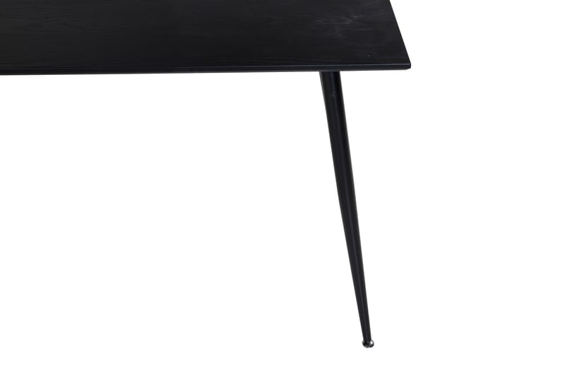 Dipp Rektangulärt Matbord 180 cm med Valnöts- och Metallutseende - Svart - Möbler - Bord