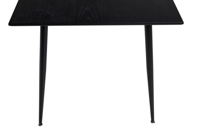 Dipp Rektangulärt Matbord 180 cm med Valnöts- och Metallutseende - Svart - Möbler - Bord