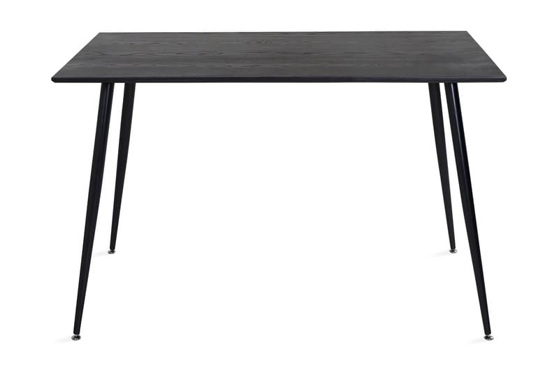 Dipp Rektangulärt Matbord 180 cm med Valnöts- och Metallutseende, Svart