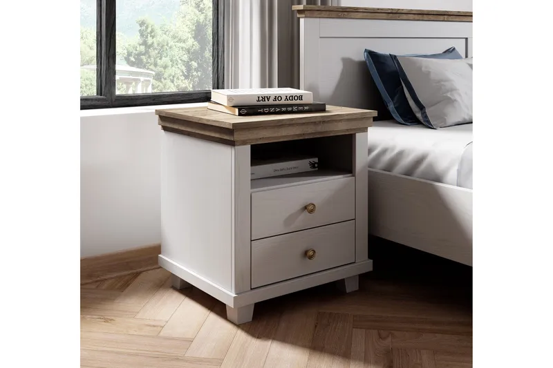 Doade Sängbord 62x246 cm - Askgrå|Natur - Möbler - Bord