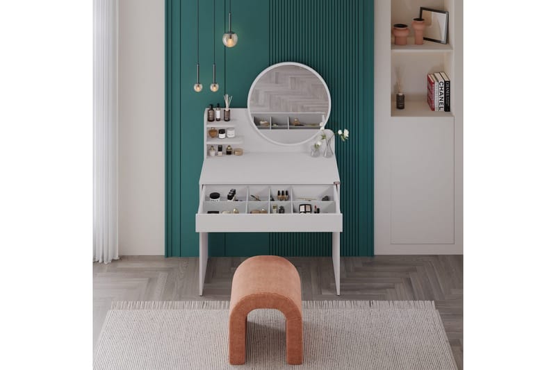 Dralen Sminkbord 90 cm - Taupe - Möbler - Bord