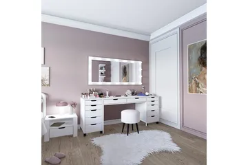 Durusu Sminkbord 200 cm - Mattvit - Möbler - Bord