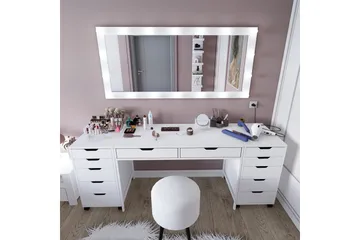 Durusu Sminkbord 200 cm - Mattvit - Möbler - Bord