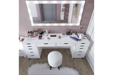Durusu Sminkbord 200 cm - Mattvit - Möbler - Bord