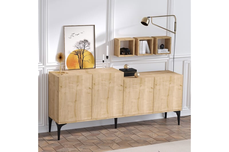 EGLISE Konsollbord 180 cm Blå/Natur - Hallbord - Bord - Avlastningsbord & konsolbord