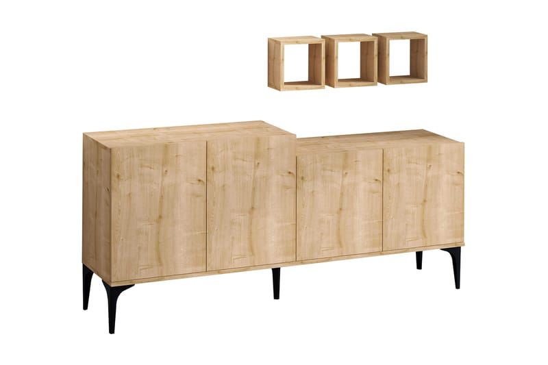 EGLISE Konsollbord 180 cm Blå/Natur - Hallbord - Bord - Avlastningsbord & konsolbord