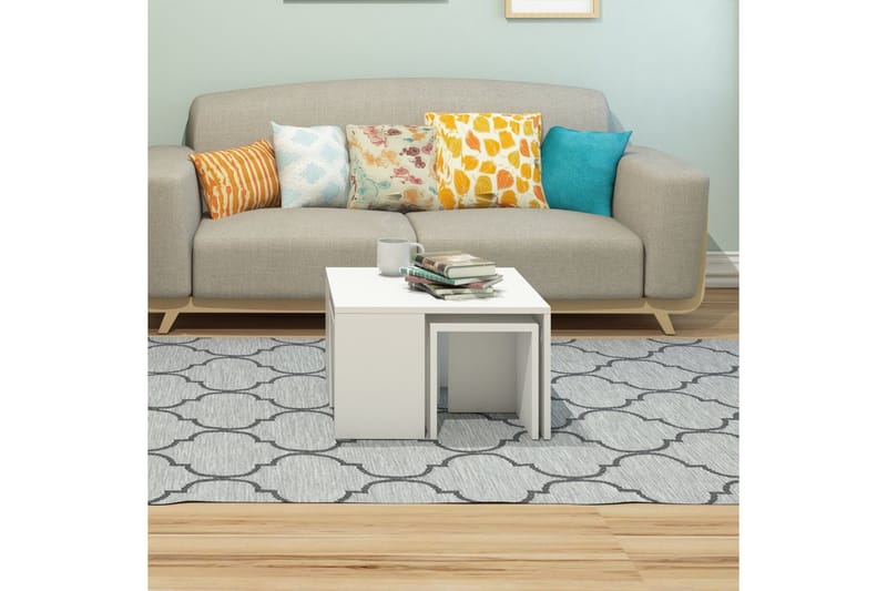 Elegancia Satsbord 60 cm 4 Bord - Vit - Möbler - Bord
