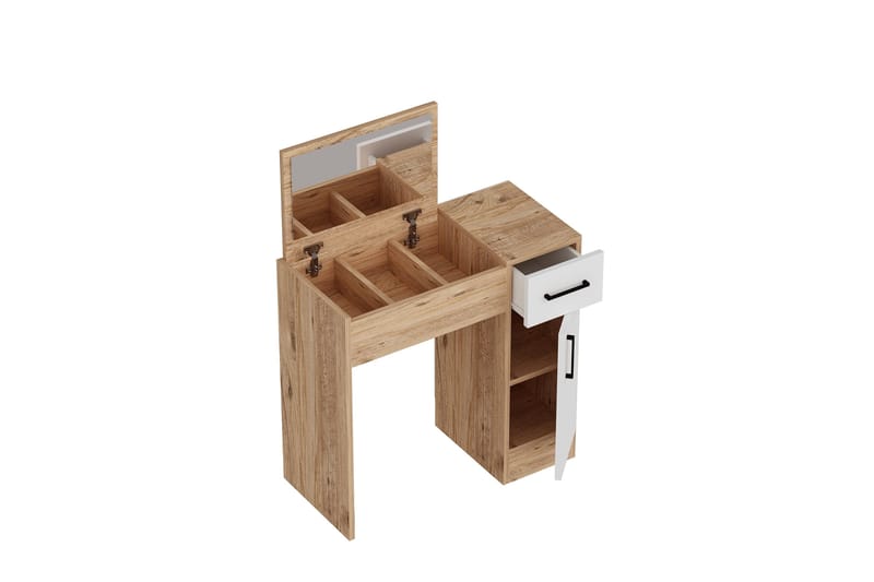 Elgar Sminkbord 77 cm - Brun/Vit - Möbler - Bord