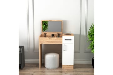 Elgar Sminkbord 77 cm - Brun/Vit - Möbler - Bord