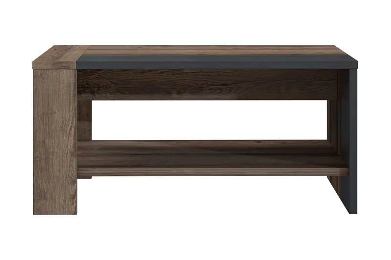 Elhovo Soffbord 90 cm - Brun/Svart - Möbler - Bord