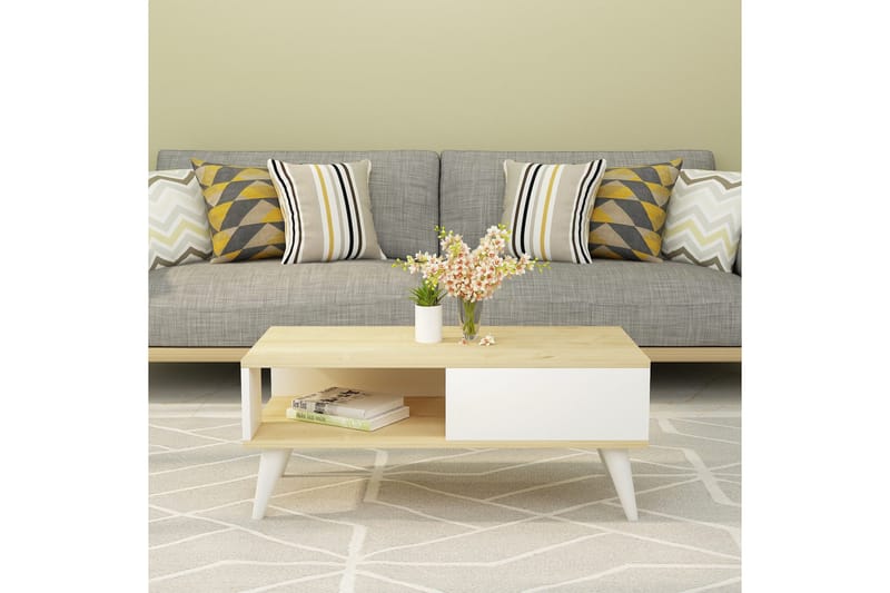 Ergene Soffbord 90x40x90 cm - Blå - Möbler - Bord