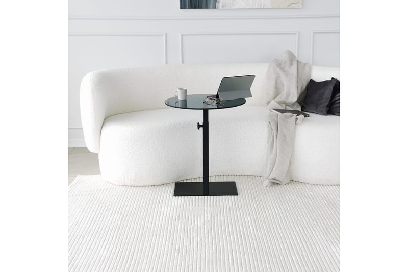 Essexa Soffbord 40x40x40 cm Runt - Svart - Möbler - Bord