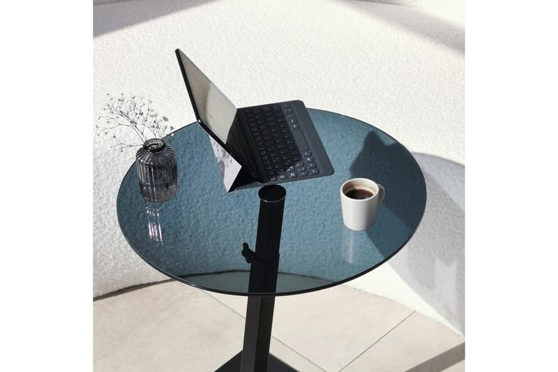 Essexa Soffbord 40x40x40 cm Runt - Svart - Möbler - Bord