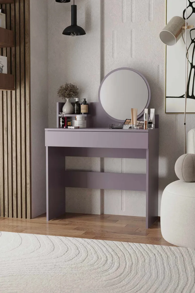 Fabrony Sminkbord med spegel 90 cm - Anemon - Möbler - Bord