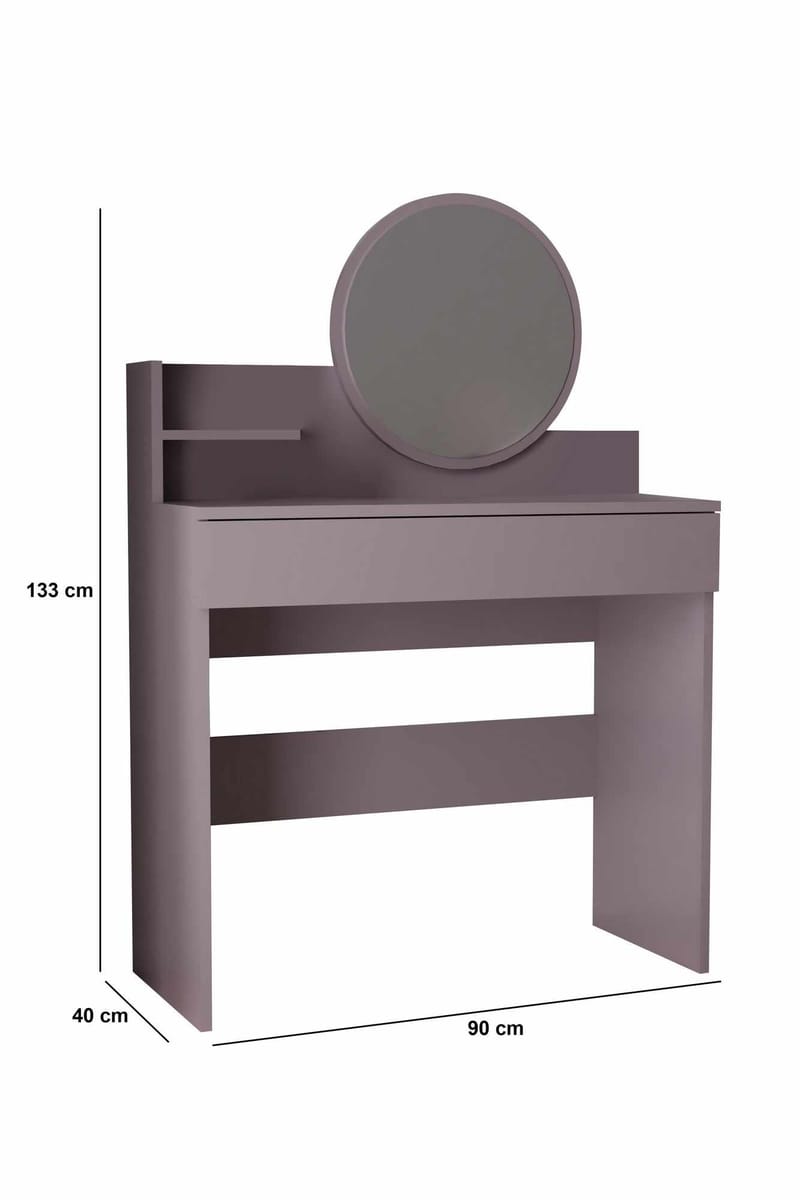 Fabrony Sminkbord med spegel 90 cm - Anemon - Möbler - Bord