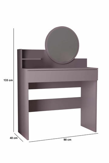 Fabrony Sminkbord med spegel 90 cm - Anemon - Möbler - Bord