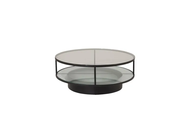 Falsterbo Soffbord Runt 100 cm, Transparent