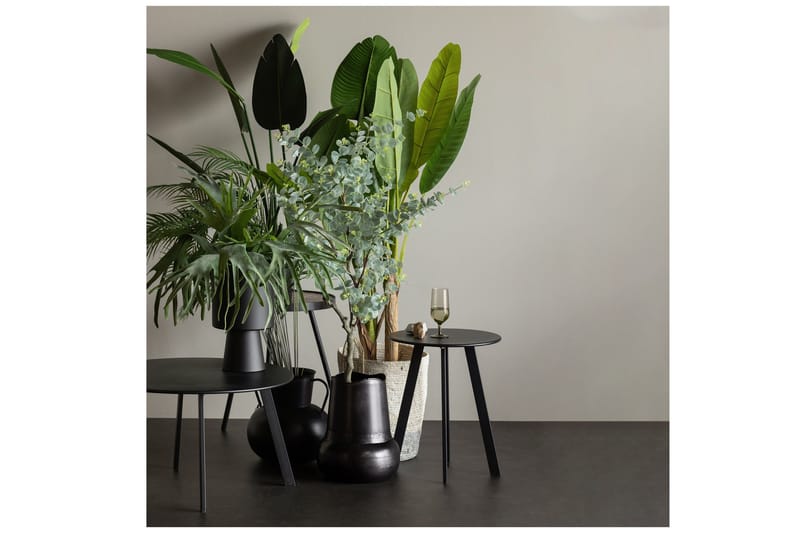 Fer Soffbord Runt 70 cm - Svart - Möbler - Bord