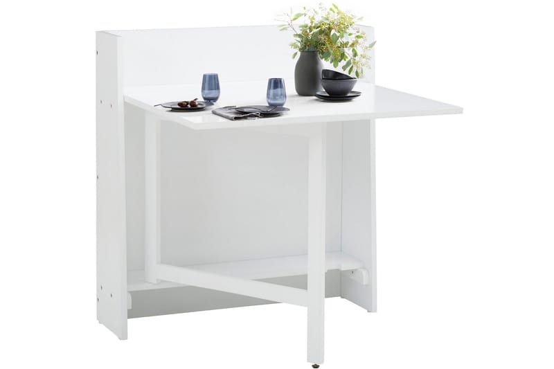 Firle Hopfällbart Bord 84 cm - Vit - Möbler - Bord