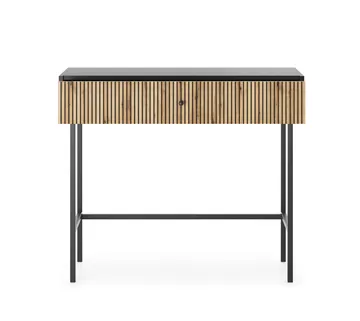 Francisca Sminkbord 93 cm - Svart/Ek - Möbler - Bord