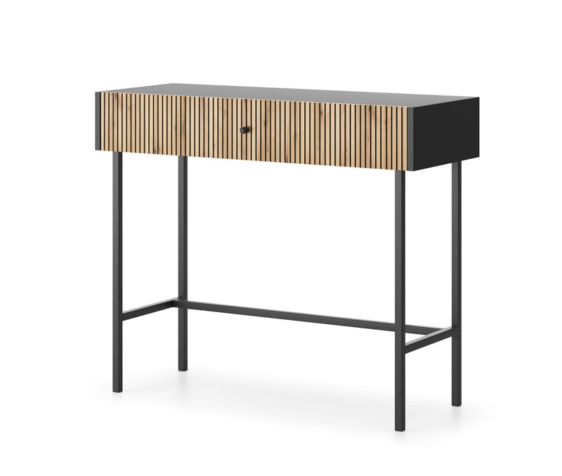Francisca Sminkbord 93 cm - Svart/Ek - Möbler - Bord