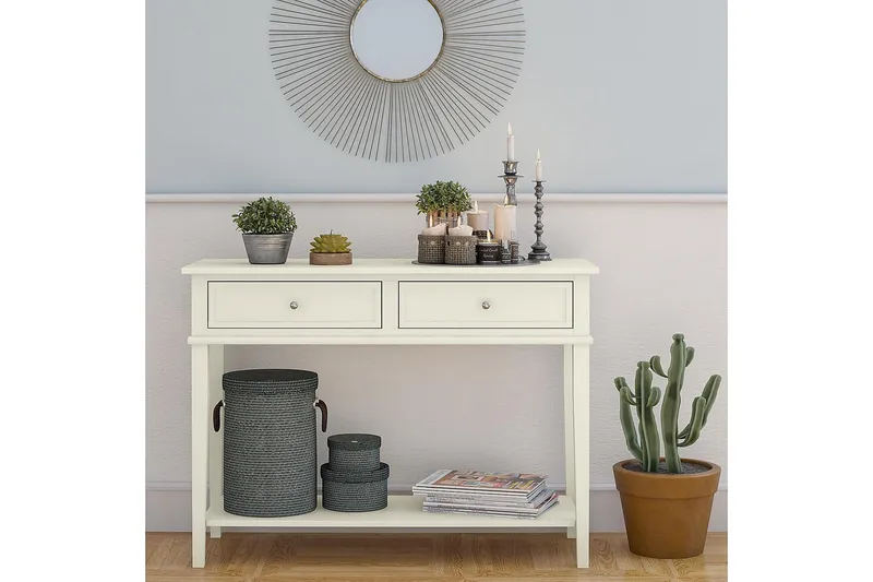 Franklin Konsollbord 104 cm Vit - Dorel Home - Möbler - Bord
