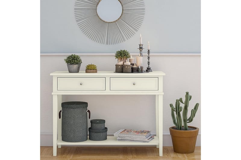 Franklin Konsollbord 104 cm Vit - Dorel Home - Möbler - Bord