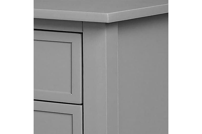 FRANKLIN Sidobord 56 cm 2 Lådor Grå - Dorel Home - Möbler - Bord