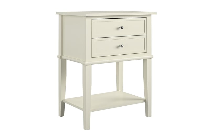 FRANKLIN Sidobord 56 cm Vit - Dorel Home - Möbler - Bord