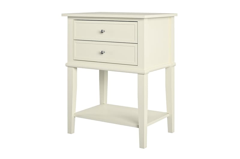 FRANKLIN Sidobord 56 cm Vit - Dorel Home - Möbler - Bord