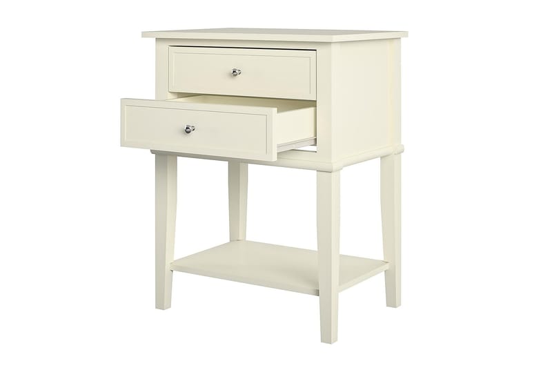 FRANKLIN Sidobord 56 cm Vit - Dorel Home - Möbler - Bord