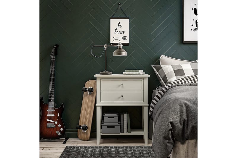 Franklin Sidobord 56 cm Vit - Dorel Home - Möbler - Bord