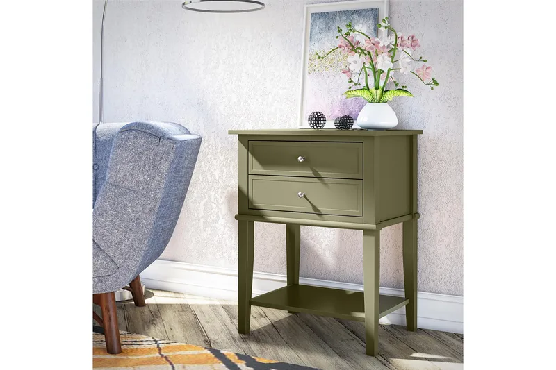 Franklin Sidobord 56x39 cm Olivgrön - Queer Eye - Möbler - Bord