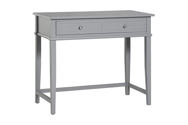 FRANKLIN Skrivbord 90 cm med Förvaring Låda Grå - Dorel Home - Möbler - Bord