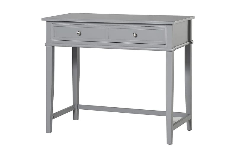 FRANKLIN Skrivbord 90 cm med Förvaring Låda Grå - Dorel Home - Möbler - Bord