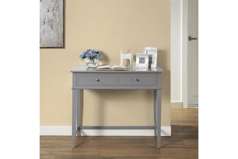 Franklin Skrivbord 90 cm med Förvaring Låda Grå - Dorel Home - Möbler - Bord