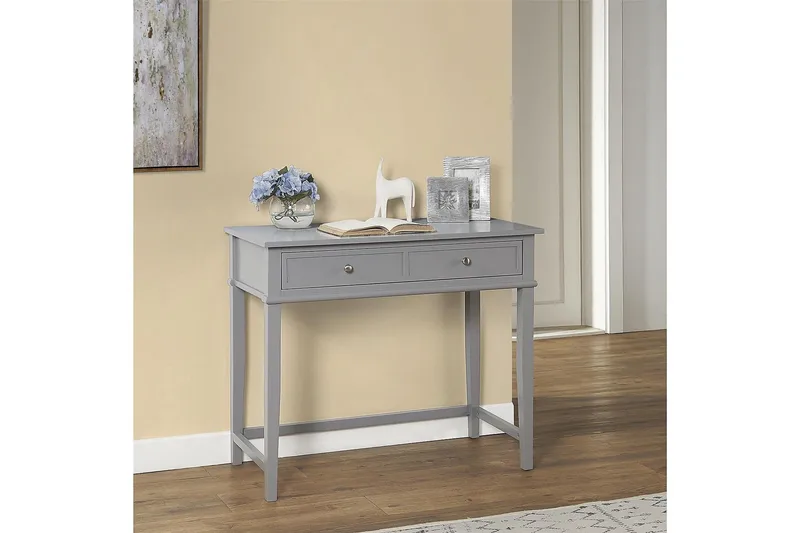 Franklin Skrivbord 90 cm med Förvaring Låda Grå - Dorel Home - Möbler - Bord