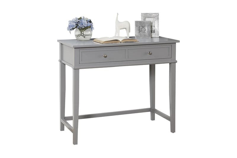 Franklin Skrivbord 90 cm med Förvaring Låda Grå - Dorel Home - Möbler - Bord