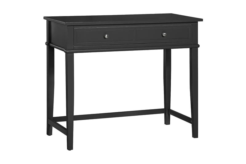 FRANKLIN Skrivbord 90 cm med Förvaring Låda Svart - Dorel Home - Möbler - Bord
