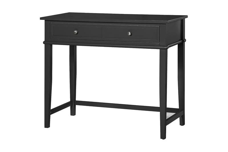FRANKLIN Skrivbord 90 cm med Förvaring Låda Svart - Dorel Home - Möbler - Bord