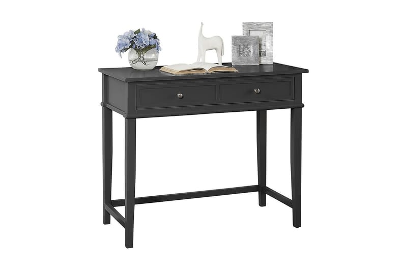 FRANKLIN Skrivbord 90 cm med Förvaring Låda Svart - Dorel Home - Möbler - Bord