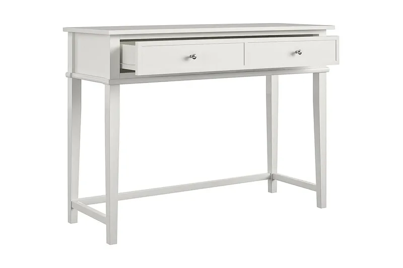 Franklin Skrivbord 90 cm med Förvaring Låda Vit - Dorel Home - Möbler - Bord