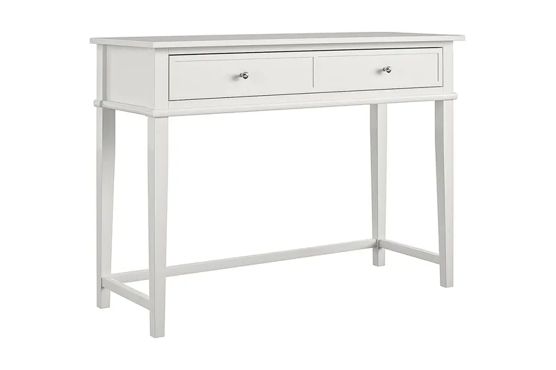 Franklin Skrivbord 90 cm med Förvaring Låda Vit - Dorel Home - Möbler - Bord