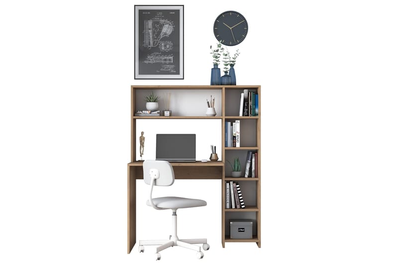 Freal Skrivbord 113 cm - Natur - Möbler - Bord
