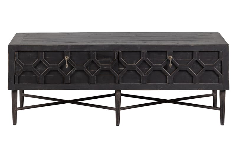 FREDERIX Soffbord 120 cm Svart - Möbler - Bord